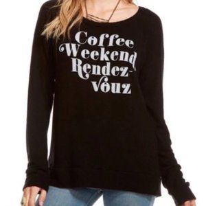 Chaser Graphic Crew Neck Sweater